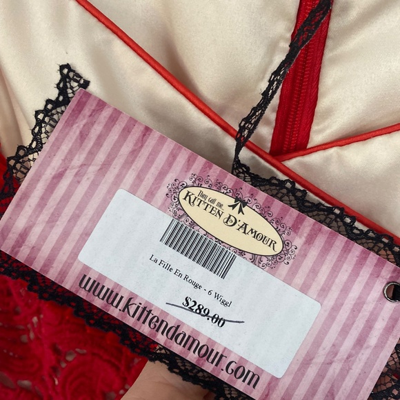 Stunning Red Lace Dress – Kitten d’Amour - Picture 6 of 6